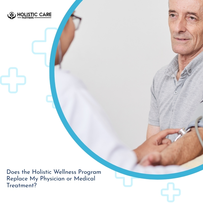 Does the Holistic Wellness Program Replace My Physician or Medical Treatment?